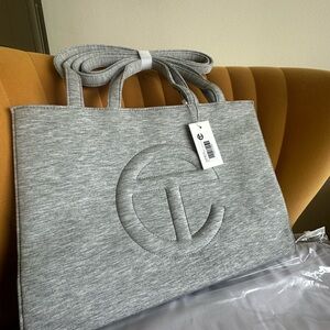 Telfar Light Gray Tote Bag